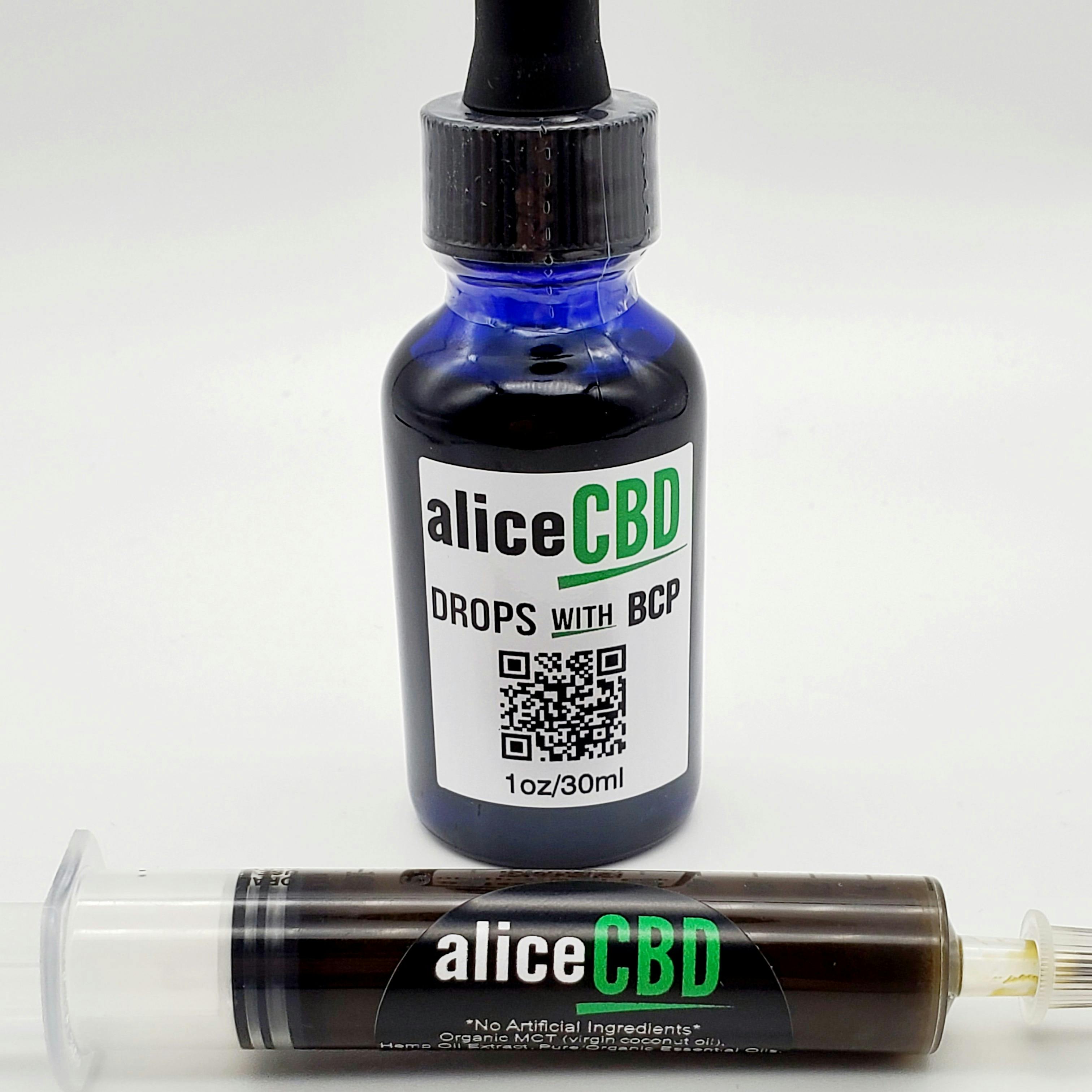 aliceCBD Large Drops with BCP and Large Paste Combo